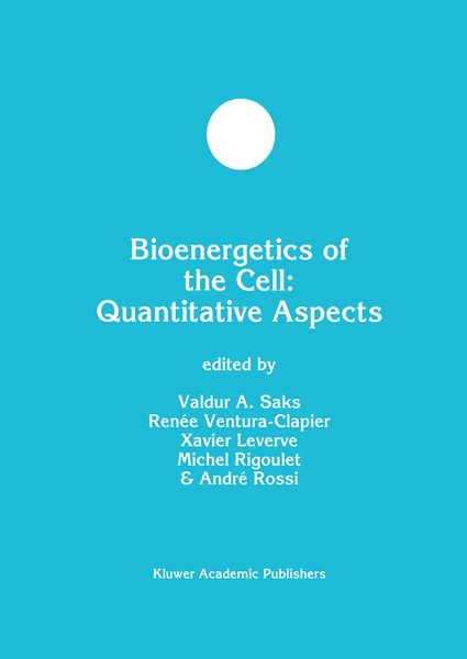 Produktbild: Bioenergetics of the Cell: Quantitative Aspects