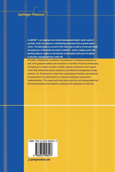 Produktbild: CreditRisk+ in the Banking Industry