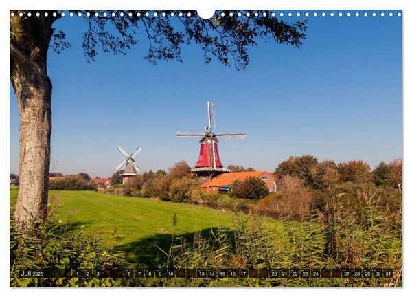 Produktbild: KRUMMH&Ouml;RN Achtzehn Warfend&ouml;rfer plus ein Fischerdorf (Wandkalender 2026 DIN A3 quer), CALVENDO Monatskalender