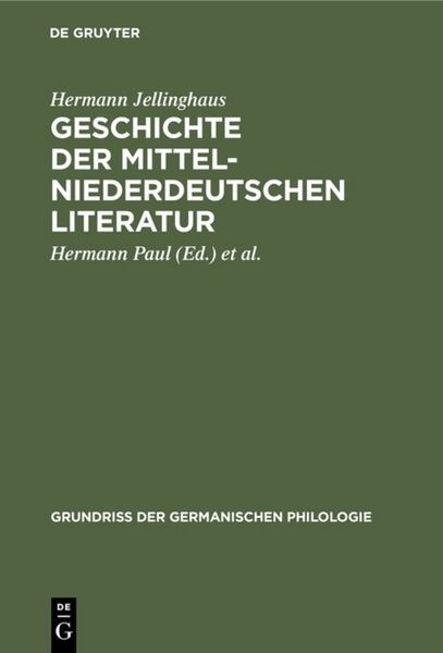 Produktbild: Geschichte der mittelniederdeutschen Literatur