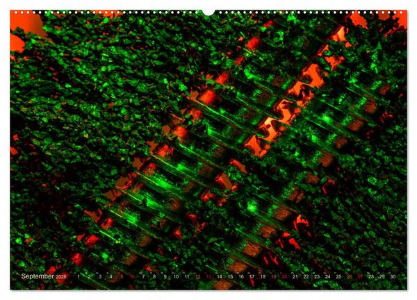 Produktbild: Experimentelle Makrofotografie mit Eisenpulver und Aluminiumfolie (hochwertiger Premium Wandkalender 2026 DIN A2 quer), Kunstdruck in Hochglanz