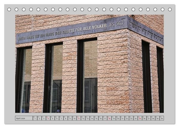 Produktbild: Mein Haus soll Bethaus genannt werden (Tischkalender 2026 DIN A5 quer), CALVENDO Monatskalender