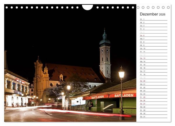 Produktbild: M&uuml;nchen - Die Sch&ouml;ne (Wandkalender 2026 DIN A4 quer), CALVENDO Monatskalender