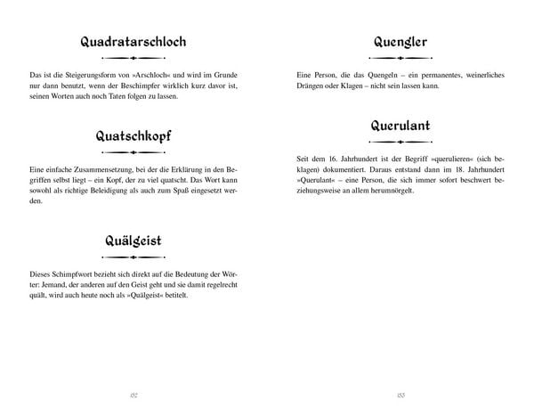 Produktbild: Das Buch der Schimpfw&ouml;rter und Fl&uuml;che