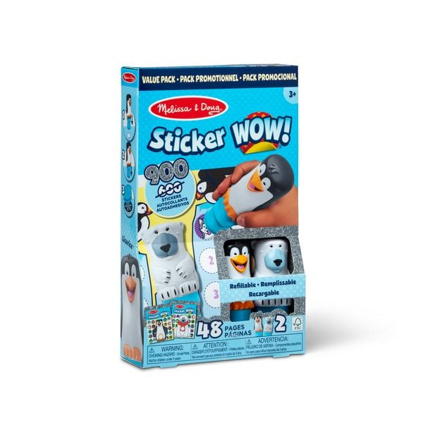 Produktbild: Sticker Wow! Sticker-Stempelset 2er Pack Winter (900 Sticker)