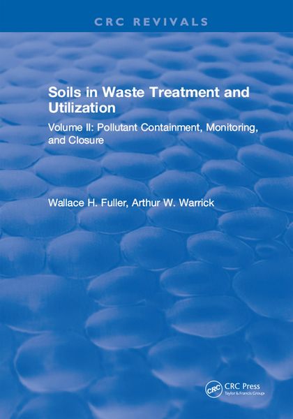 Produktbild: Soils in Waste Treatment and Utilization