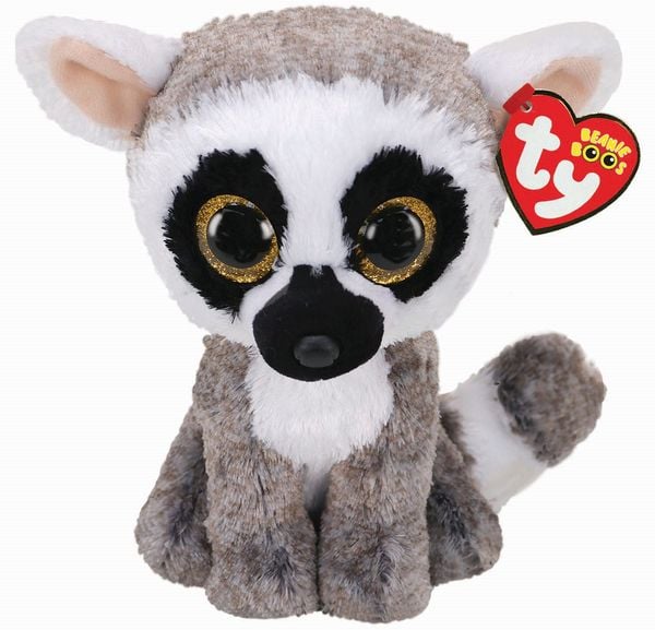 Produktbild: TY Beanie Boo regular 15 cm Linus Lemur