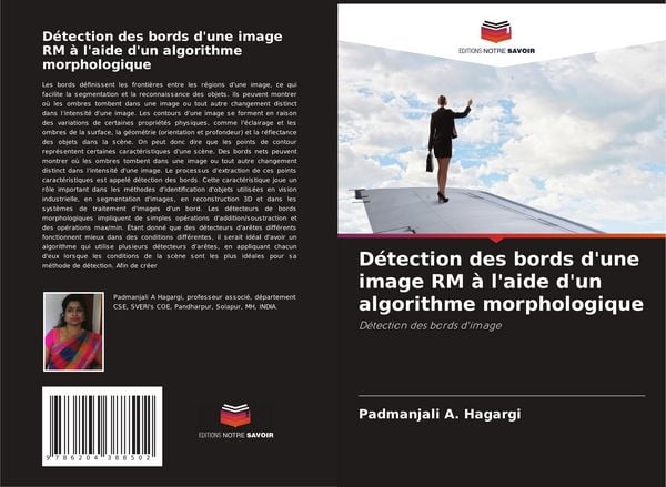 Produktbild: D&eacute;tection des bords d'une image RM &agrave; l'aide d'un algorithme morphologique