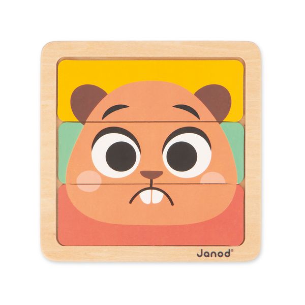 Produktbild: 4-teiliges Lernspielzeug-Set ab 3 Jahren mit Emotionspuzzle & Musikspiel