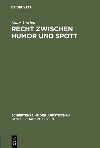Produktbild: Recht zwischen Humor und Spott