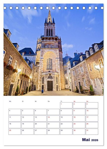Produktbild: Zauberhaftes Aachen (Tischkalender 2026 DIN A5 hoch), CALVENDO Monatskalender