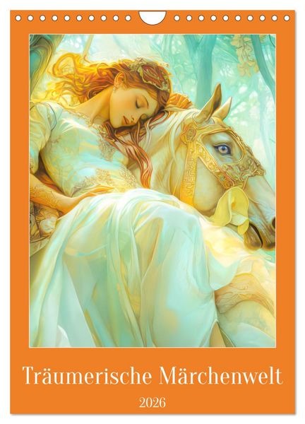 Träumerische Märchenwelt (Wandkalender 2026 DIN A4 hoch), CALVENDO Monatskalender