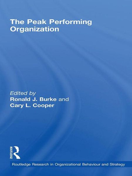 Produktbild: The Peak Performing Organization