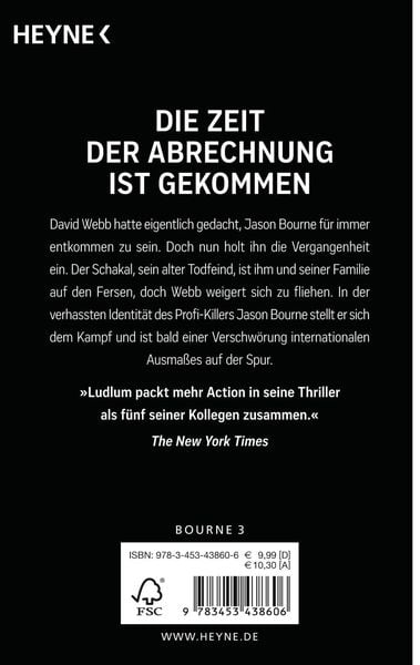 Produktbild: Das Bourne Ultimatum / Jason Bourne Band 3