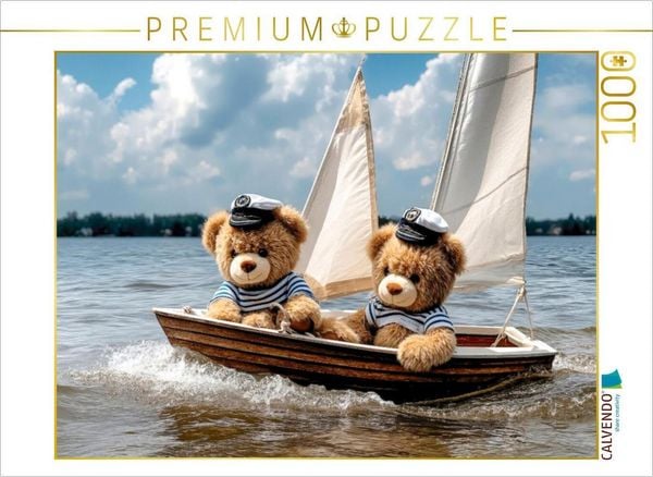 CALVENDO Puzzle Zwei Kapitäne auf hoher See | 1000 Teile Lege-Größe 64x48cm Foto-Puzzle für glückliche Stunden, Sonstige von , Calvendo Puzzle,