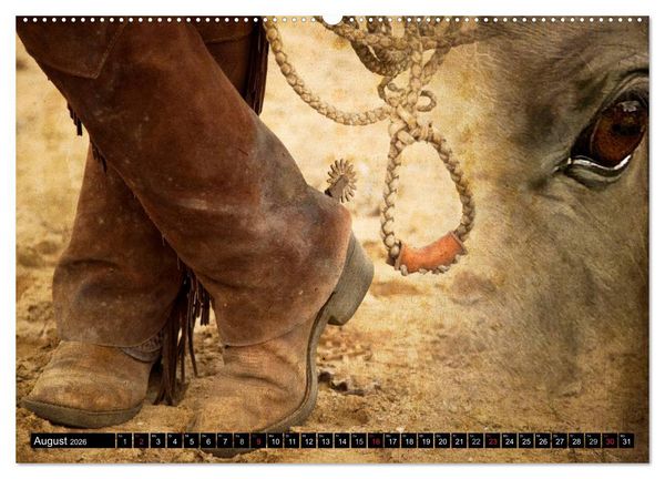 Produktbild: Western-Feeling (Wandkalender 2026 DIN A2 quer), CALVENDO Monatskalender