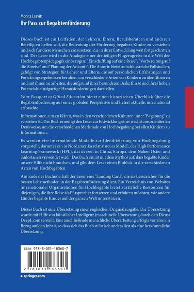 Produktbild: Ihr Pass zur Begabtenf&ouml;rderung