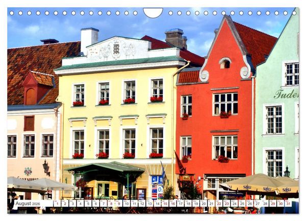Produktbild: Exploring Tallinn (Wall Calendar 2026 DIN A4 landscape), CALVENDO 12 Month Wall Calendar