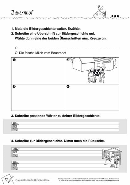 Produktbild: Bilder erz&auml;hlen Geschichten &ndash; Erste realistische Schreibanl&auml;sse