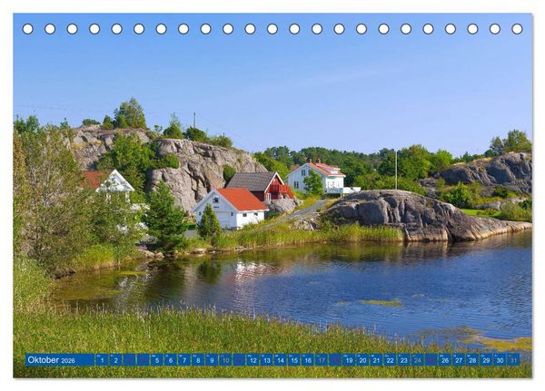 Produktbild: Faszination Skandinavien (Tischkalender 2026 DIN A5 quer), CALVENDO Monatskalender