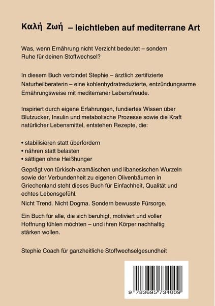Produktbild: Kali Zoi Mediterrane Low Carb Rezepte