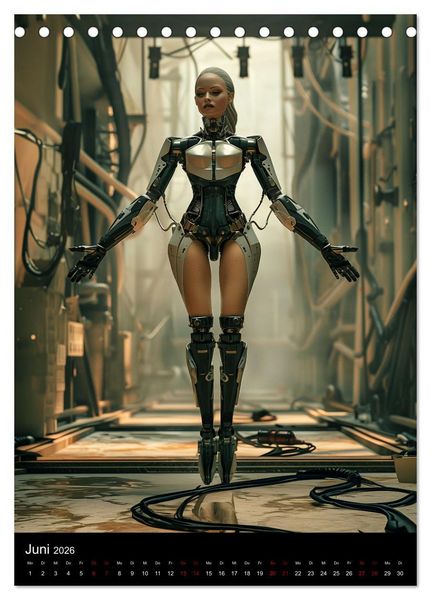 Produktbild: CYBER SISTERS (Tischkalender 2026 DIN A5 hoch), CALVENDO Monatskalender
