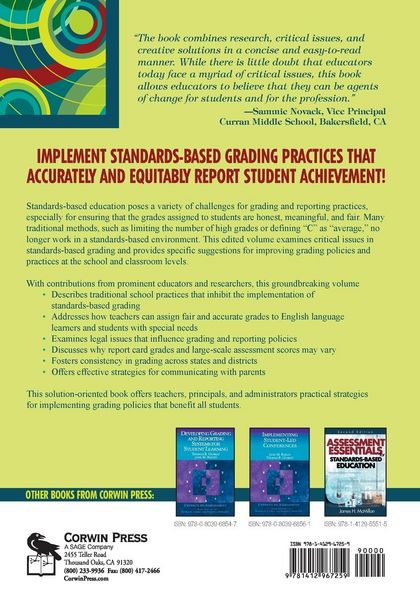 Produktbild: Practical Solutions for Serious Problems in Standards-Based Grading