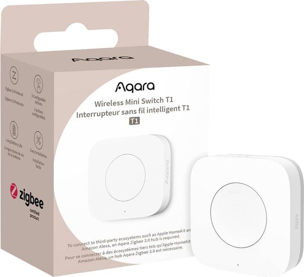 Aqara Fernbedienung WB-R02D Weiß Apple HomeKit