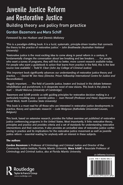Produktbild: Juvenile Justice Reform and Restorative Justice