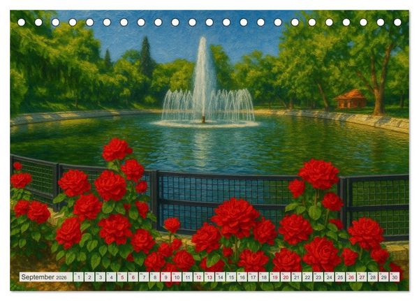 Produktbild: Sehenswertes in Istanbul - Die Sprache der Farben (Tischkalender 2026 DIN A5 quer), CALVENDO Monatskalender