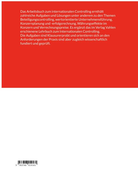 Produktbild: Internationales Controlling