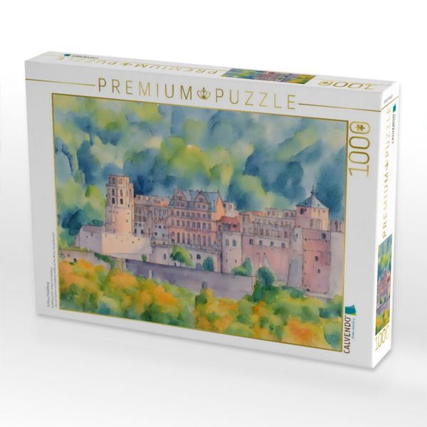 Produktbild: CALVENDO Puzzle Schloss Heidelberg | 1000 Teile Lege-Gr&ouml;&szlig;e 64x48cm Foto-Puzzle f&uuml;r gl&uuml;ckliche Stunden
