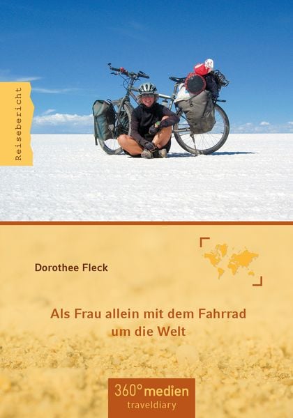 Produktbild: Als Frau allein mit dem Fahrrad um die Welt