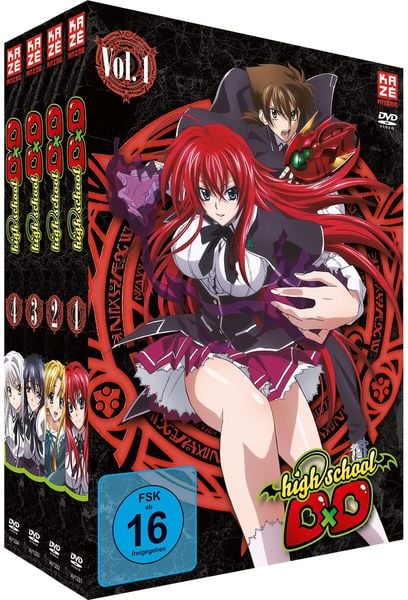 Produktbild: Highschool DxD - DVD Gesamtausgabe ohne Schuber [4 DVDs]