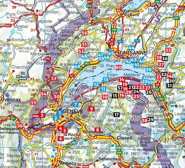 Produktbild: ROTHER Wanderf&uuml;hrer Genfersee