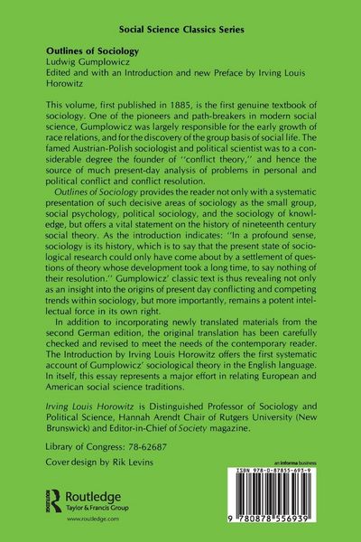 Produktbild: Outlines of Sociology