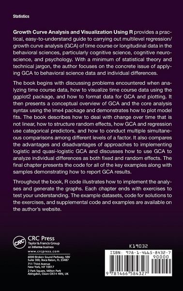 Produktbild: Growth Curve Analysis and Visualization Using R