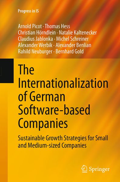 Produktbild: The Internationalization of German Software-based Companies