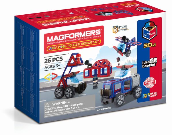 Magformers - Police & Rescue - Amazing Police & Rescue Set