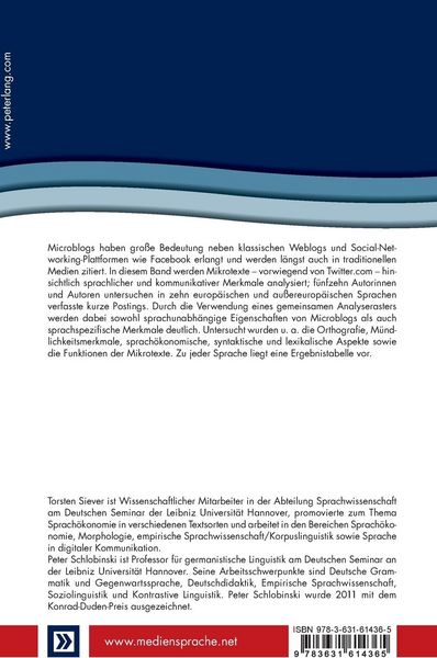 Produktbild: Microblogs global