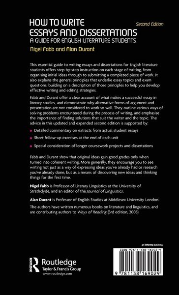 Produktbild: How to Write Essays and Dissertations