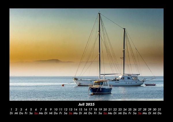 Produktbild: Boote 2025 Fotokalender DIN A3