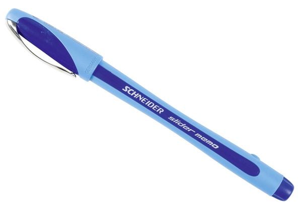 Produktbild: Kugelschreiber Slider Memo (mit Kappe, Strichst&auml;rke: XB) blau