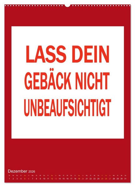 Produktbild: Memo an mich (Wandkalender 2026 DIN A2 hoch), CALVENDO Monatskalender