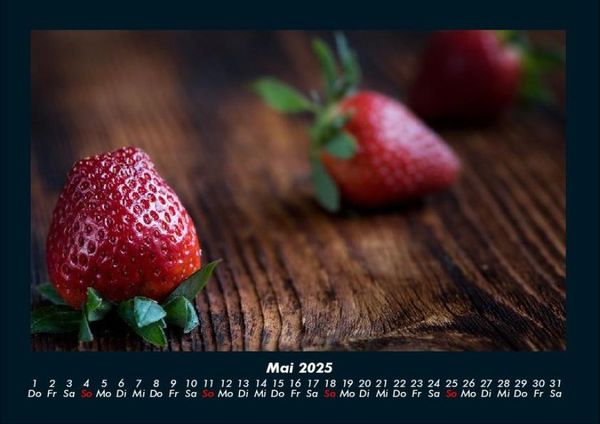 Produktbild: Fr&uuml;chte 2025 Fotokalender DIN A4