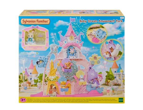 Produktbild: Sylvanian Families 5841 - Baby Dream Amusement Park, Freizeitpark Gl&uuml;ckstraum, Gro&szlig;es Spielset