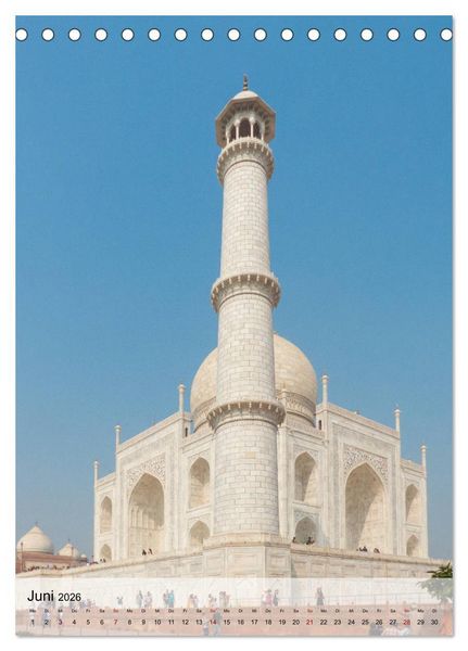 Produktbild: Indien - Impressionen (Tischkalender 2026 DIN A5 hoch), CALVENDO Monatskalender