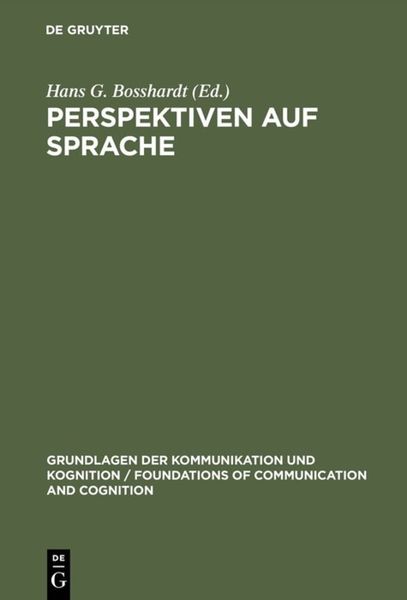 Produktbild: Perspektiven auf Sprache