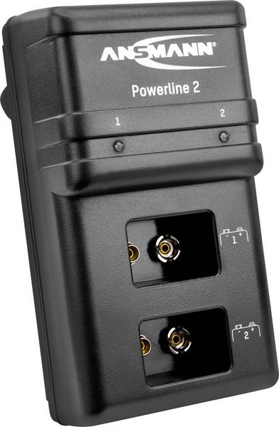 Produktbild: Ansmann Powerline 2 9V-Block-Ladeger&auml;t NiCd, NiMH 9V Block