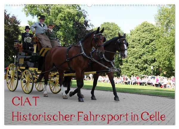 Produktbild: CIAT - Historischer Fahrsport in Celle (Wandkalender 2026 DIN A2 quer), CALVENDO Monatskalender